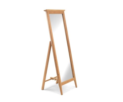 Heritance Corbet Oak Cheval Mirror