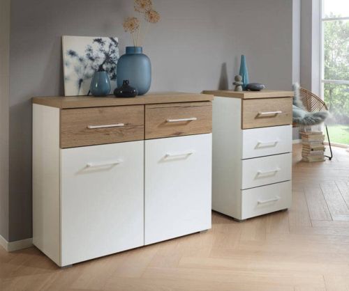 Rauch Winnipeg Alpine White 2 Door 2 Drawer Chest
