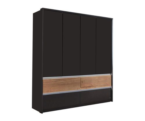 Rauch Winnipeg Alpine White 4 Door 4 Drawer Combi Wardrobe
