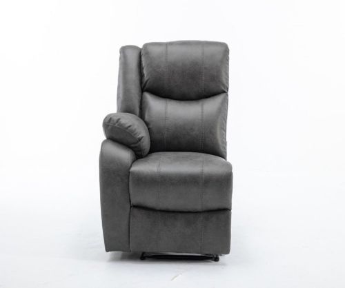 Paris Charcoal Fabric 1 Arm 1 Seater Sofa
