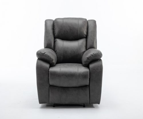 Paris Charcoal Fabric Armchair