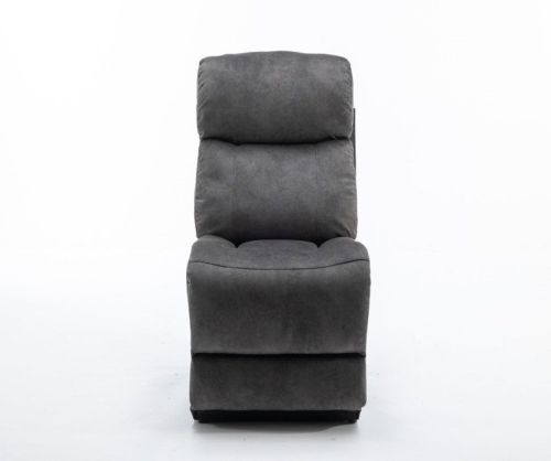 Seville Black Fabric Recliner Armless Modular Unit