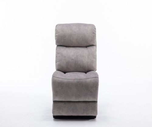 Seville Silver Fabric Recliner Armless Modular Unit