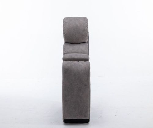 Seville Silver Fabric Recliner Console Unit
