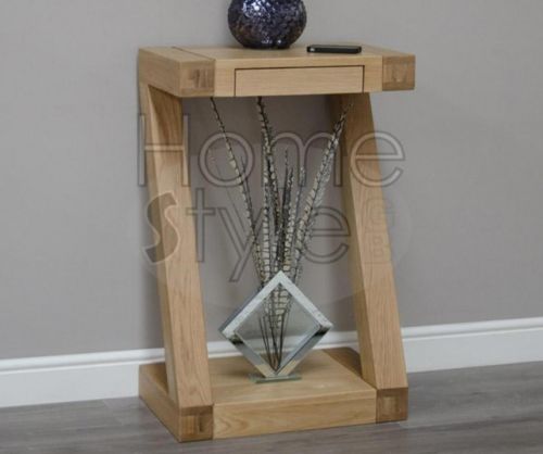 Homestyle GB Z Oak Designer Small Console Table