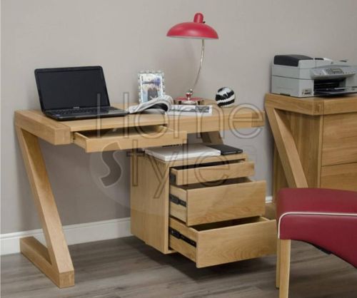 Homestyle GB Z Oak Designer Small Computer Desk