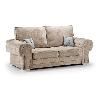MNS Verona Fabric Suite - Full Back 3 Seater Sofa Mink
