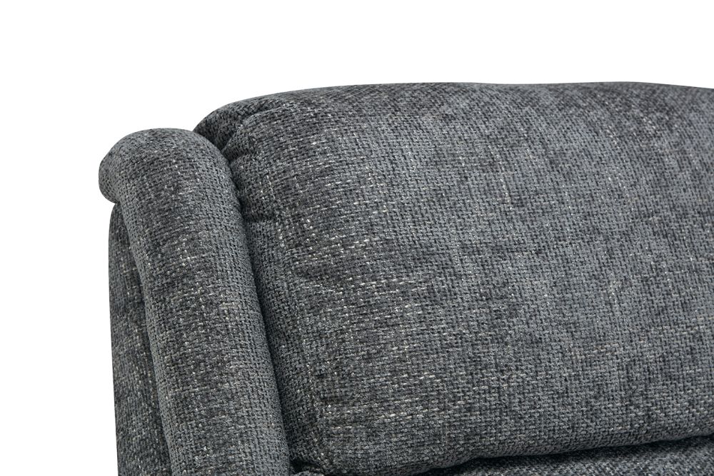 Palermo Graphite Fabric Lift and Rise Recliner Chair 