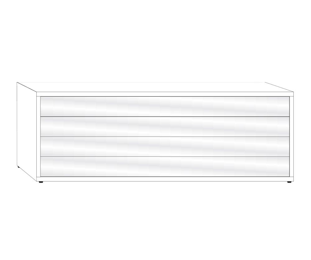 Wiemann Kansas 4 Drawer Chest - W 80cm