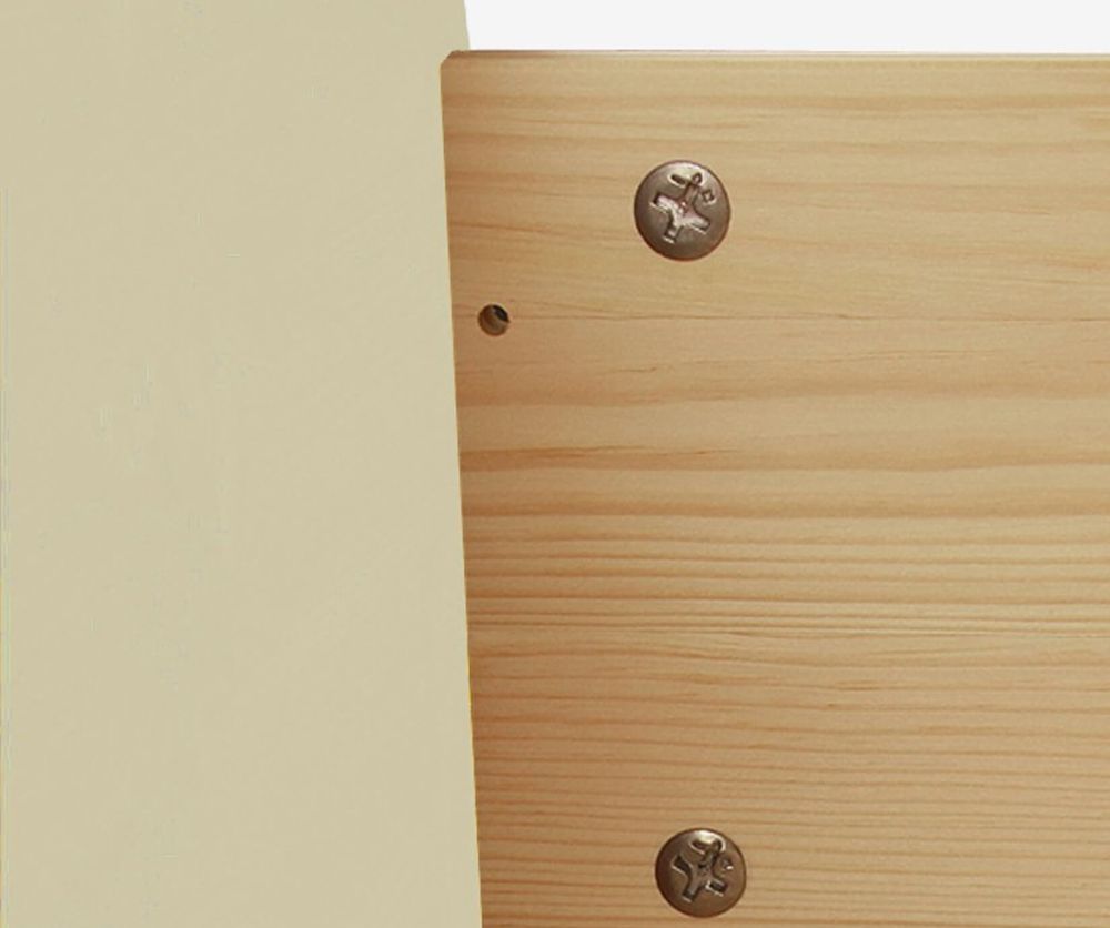 FTG Copenhagen Cream and Pine 5 Drawer Narrow Chest