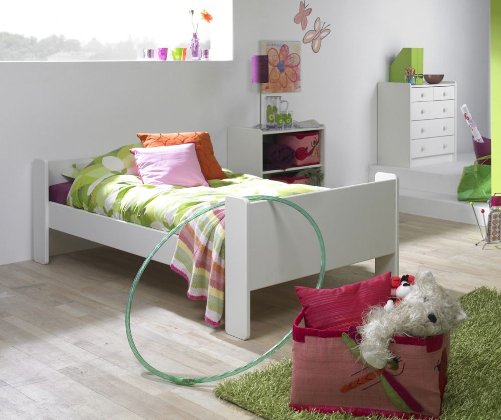 FTG Steen for Kids White Single Bed