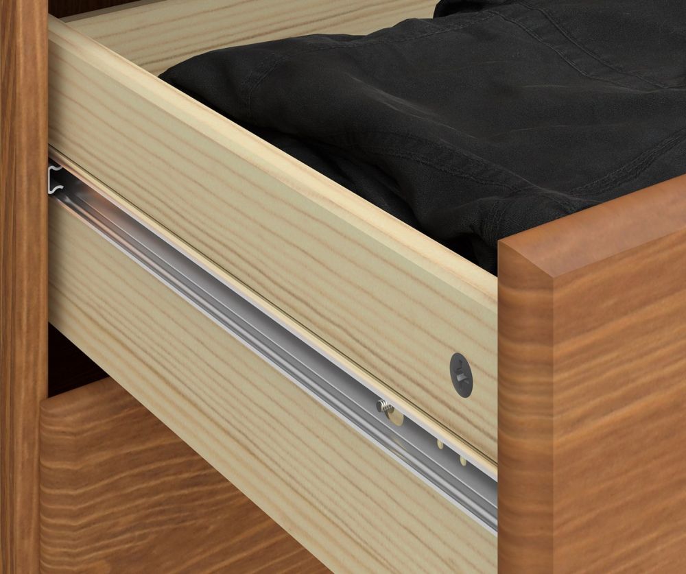 FTG Richmond Pine 3 Drawer Bedside Cabinet