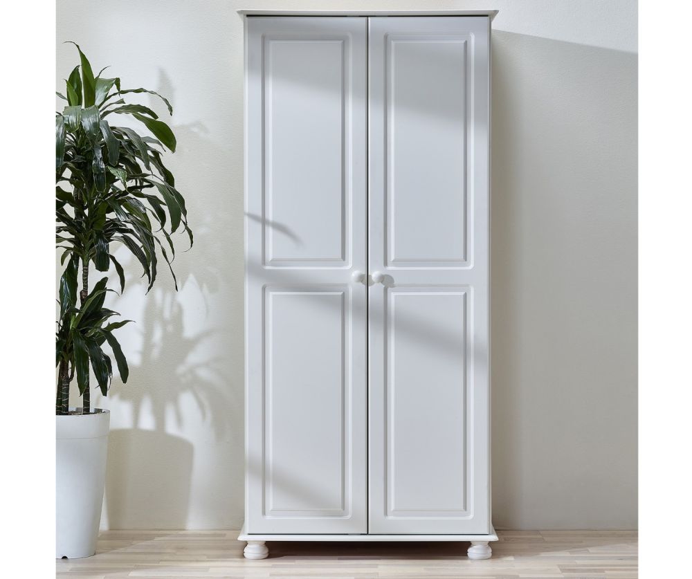 FTG Richmond Off White 2 Door Wardrobe