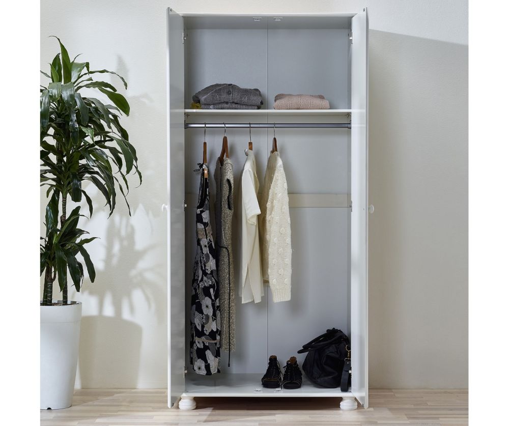 FTG Richmond Off White 2 Door Wardrobe