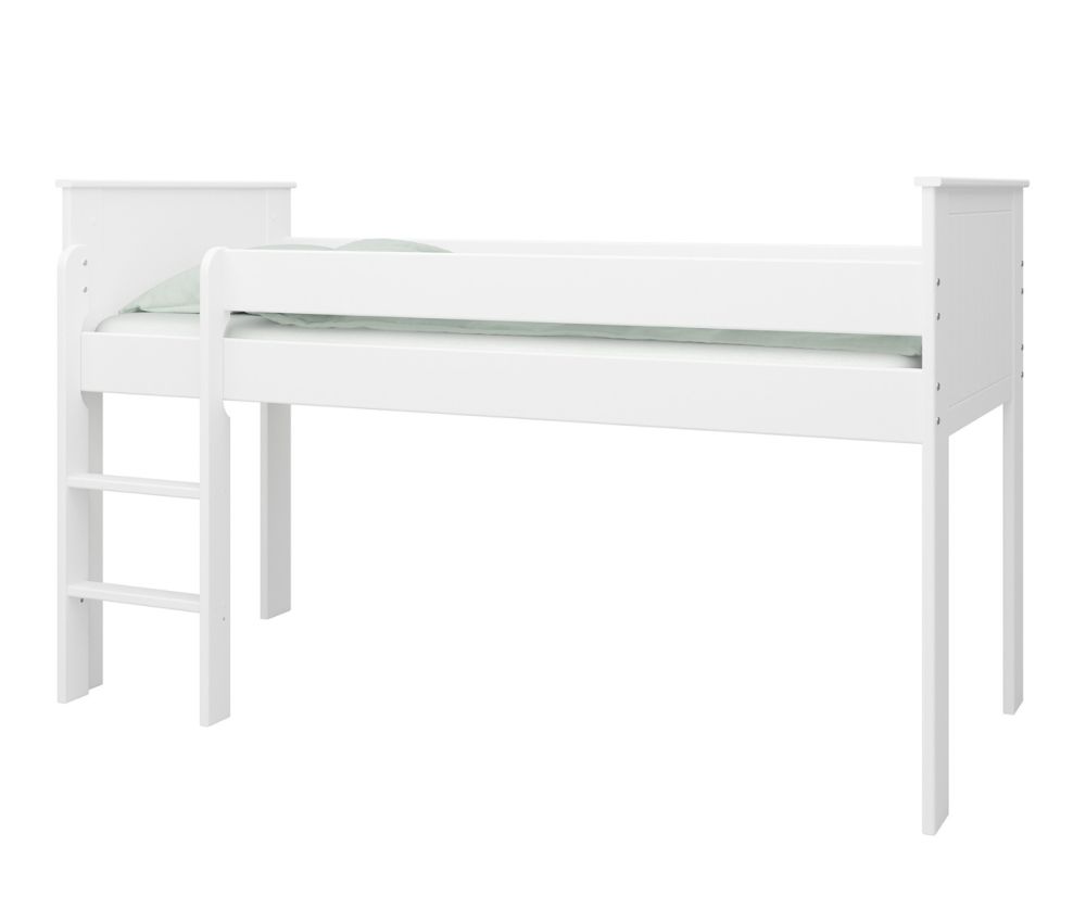 FTG Alba White Mid Sleeper Bed
