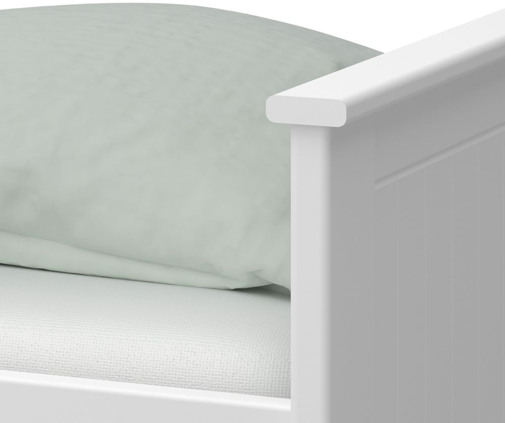 FTG Alba White Mid Sleeper Bed