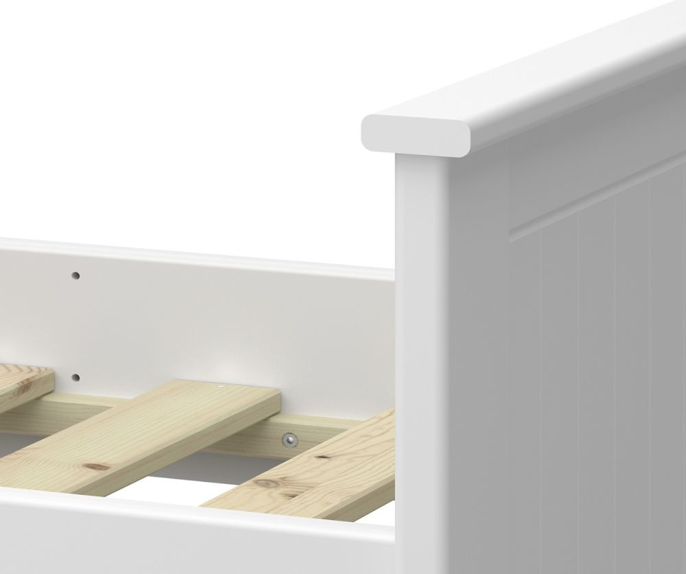 FTG Alba White Mid Sleeper Bed