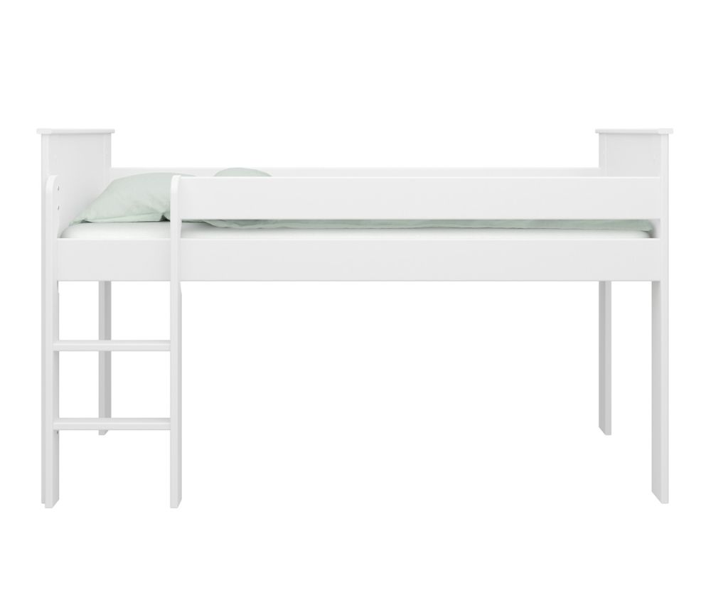 FTG Alba White Mid Sleeper Bed
