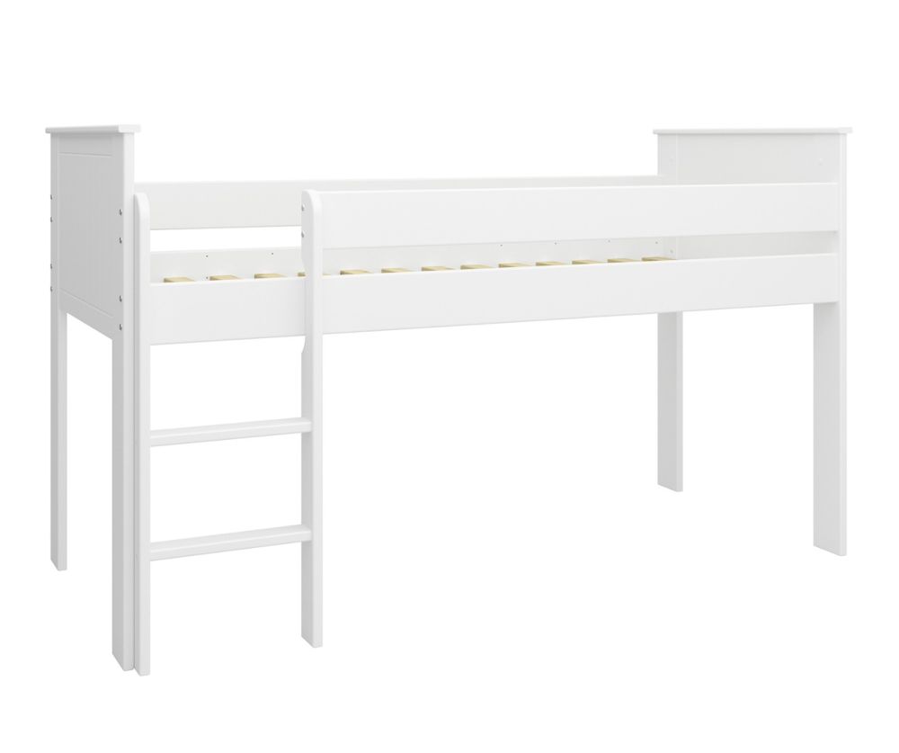 FTG Alba White Mid Sleeper Bed