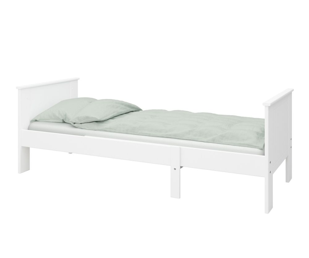 FTG Alba White Extendable Bed