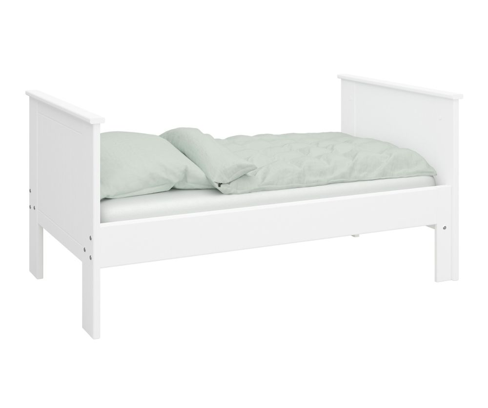 FTG Alba White Extendable Bed
