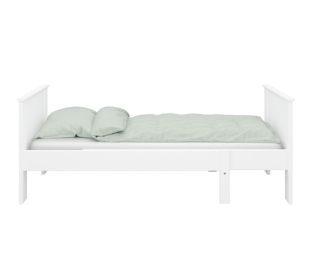 FTG Alba White Extendable Bed