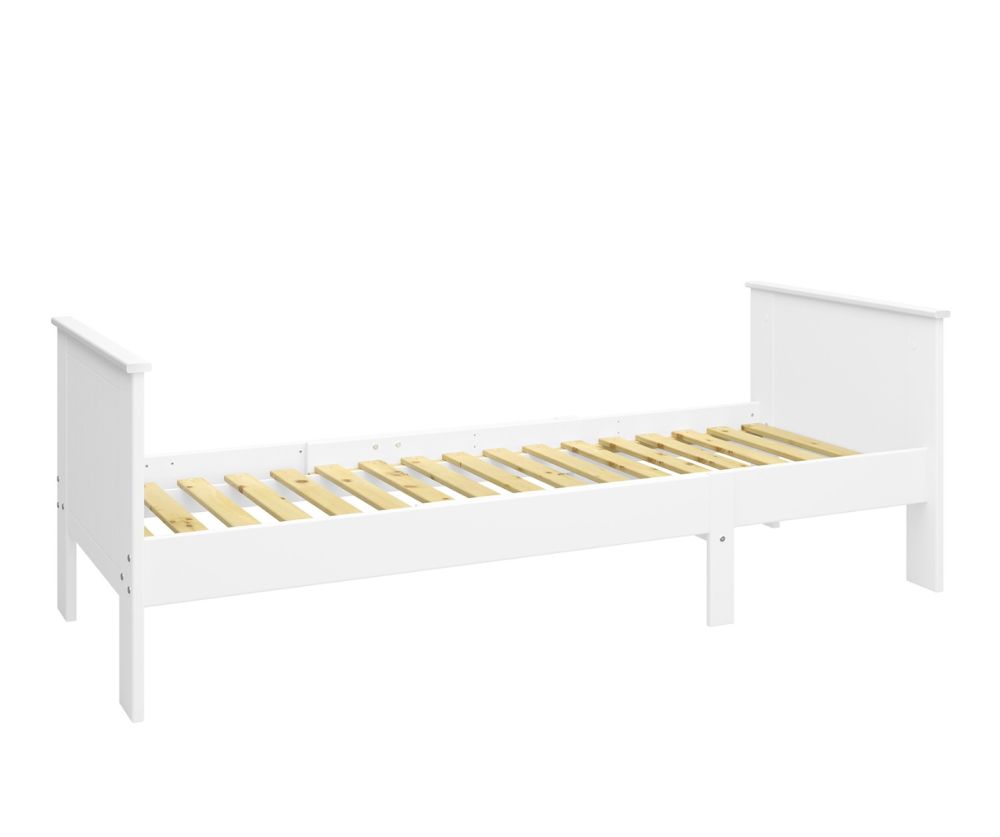 FTG Alba White Extendable Bed
