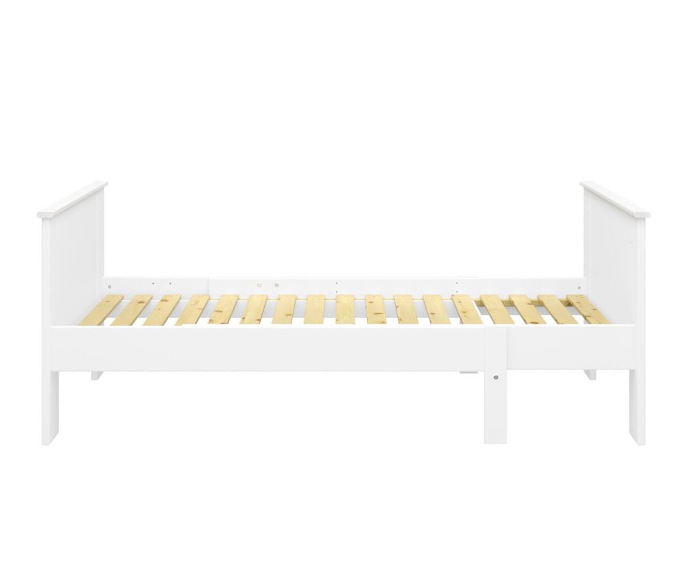 FTG Alba White Extendable Bed