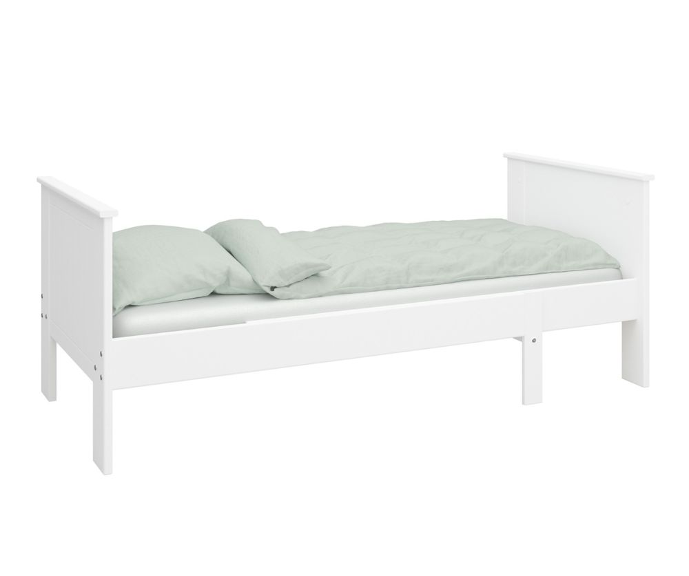 FTG Alba White Extendable Bed