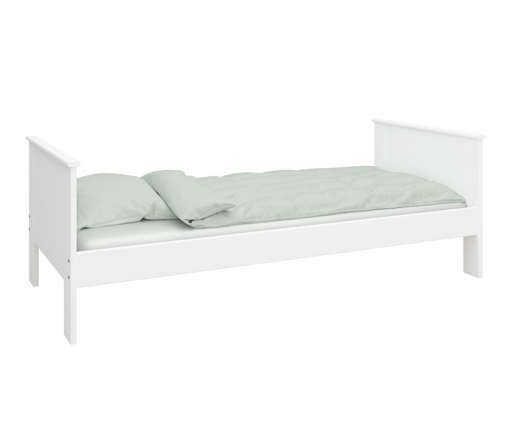 FTG Alba White Single Bed