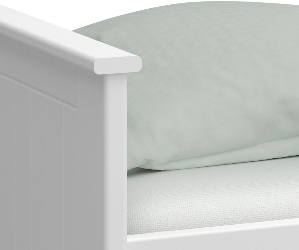 FTG Alba White Single Bed