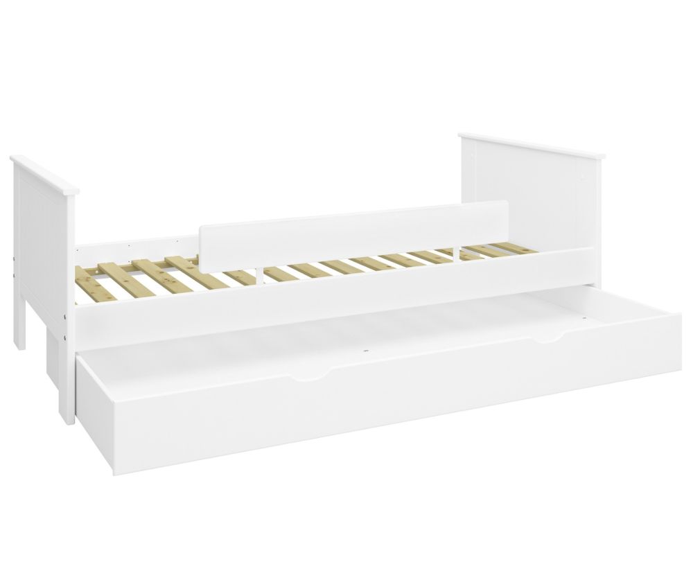 FTG Alba White Single Bed