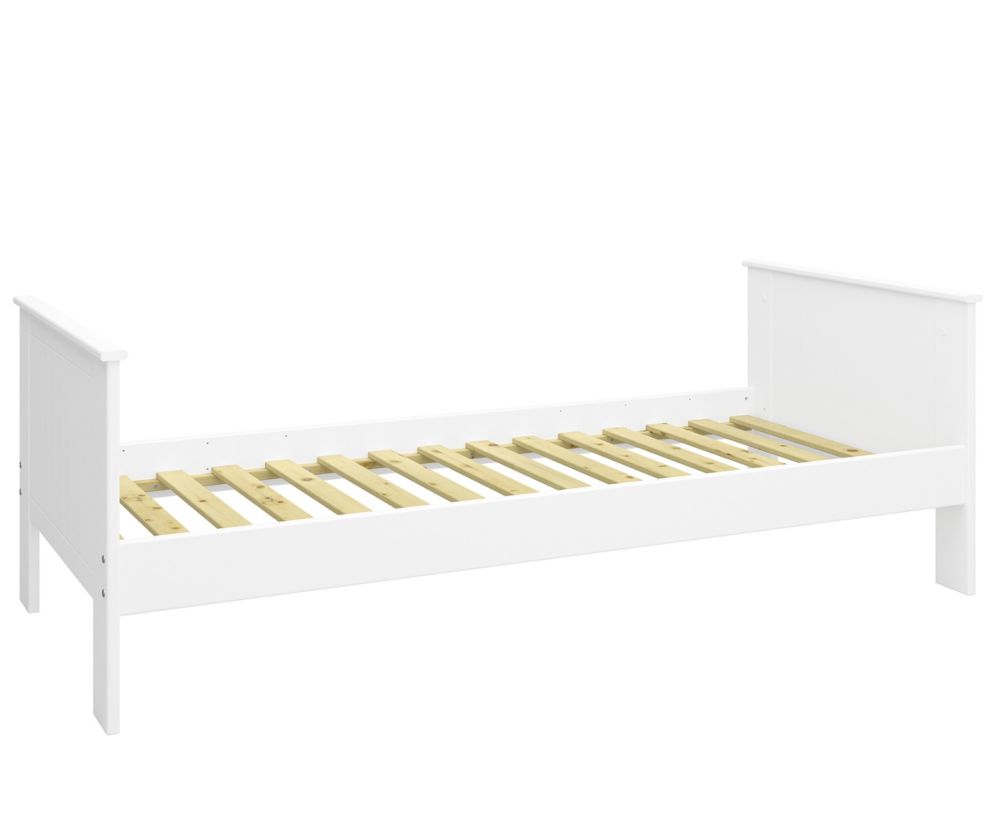 FTG Alba White Single Bed
