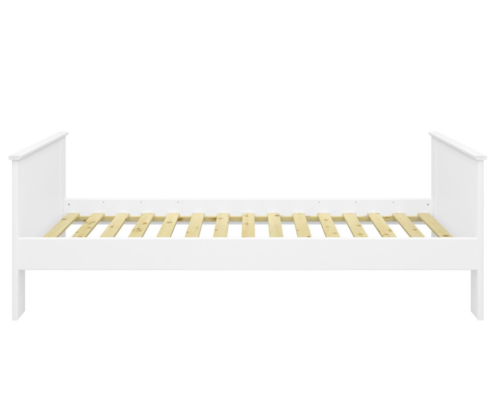 FTG Alba White Single Bed
