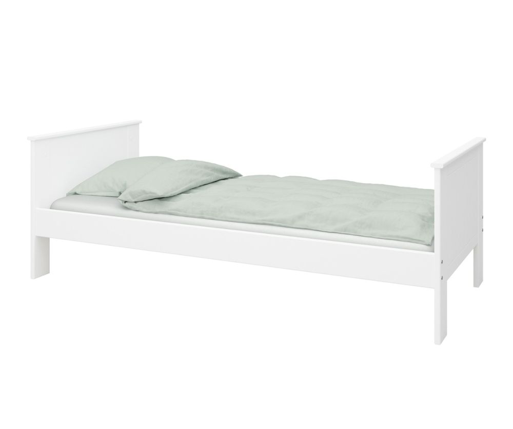 FTG Alba White Single Bed