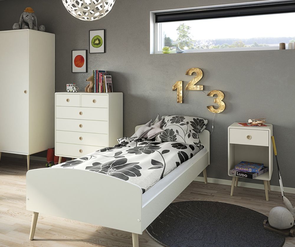 FTG Softline Off White 1 Drawer Chest 