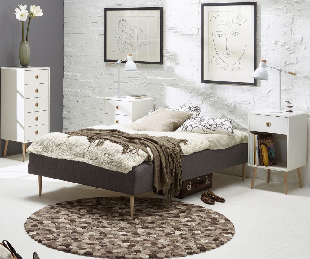 FTG Softline Off White 1 Drawer Chest 