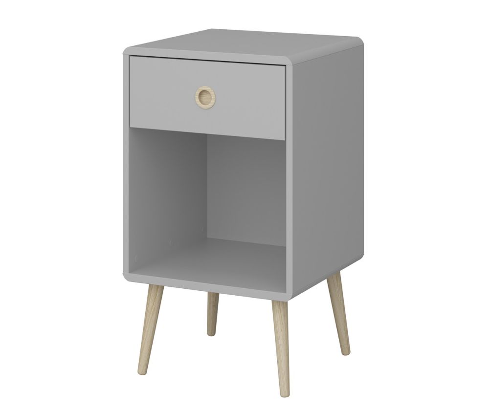 FTG Softline Grey 1 Drawer Chest 