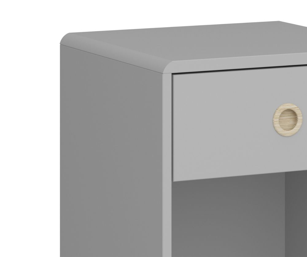 FTG Softline Grey 1 Drawer Chest 