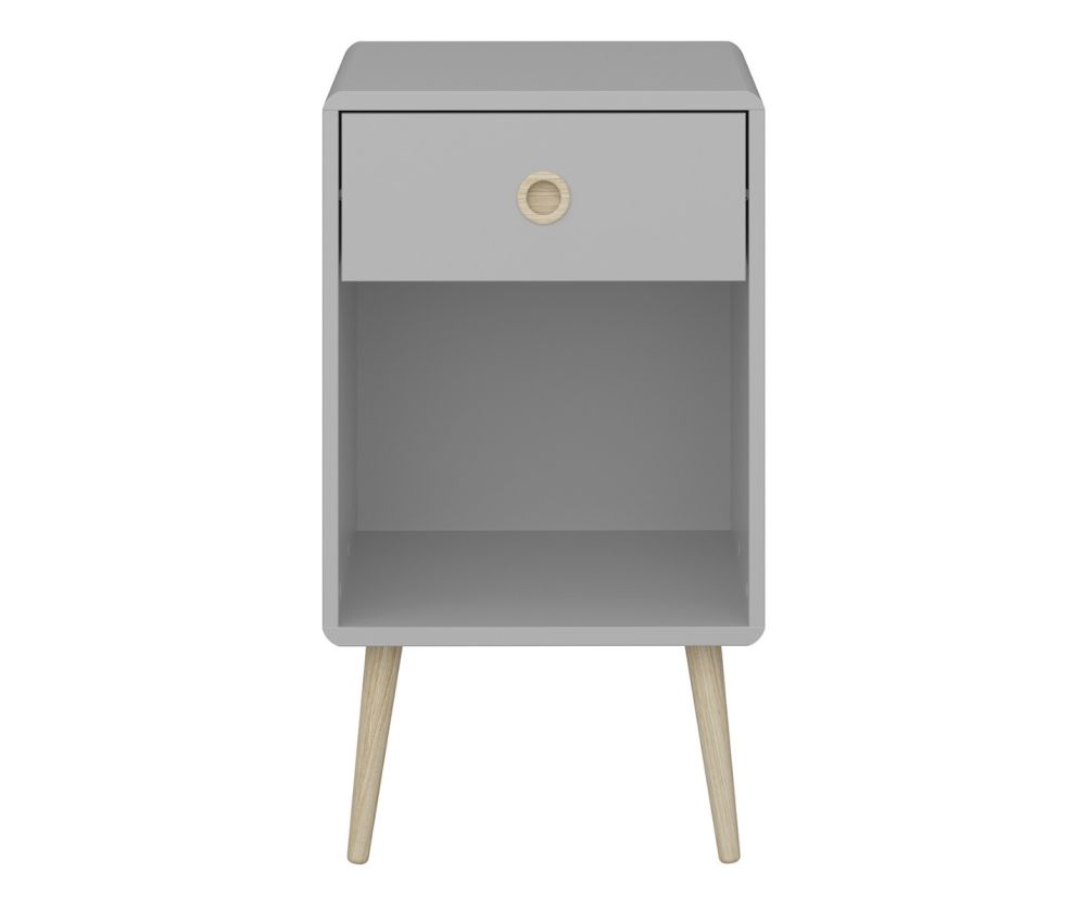 FTG Softline Grey 1 Drawer Chest 