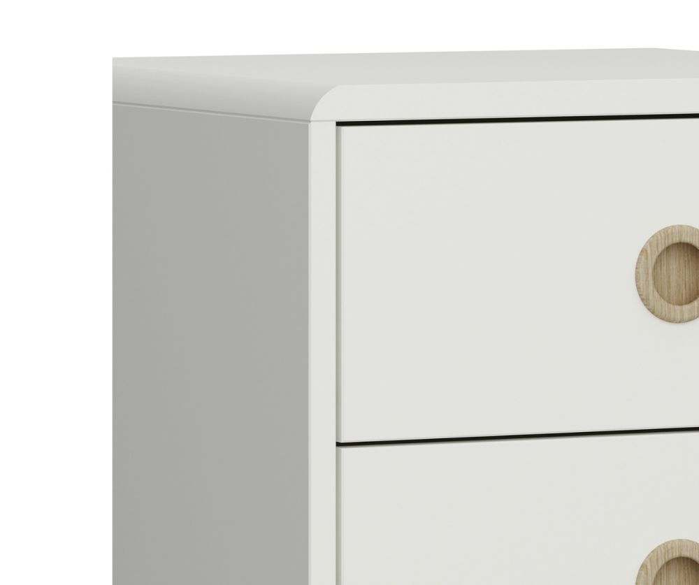 FTG Softline Off White 2+4 Drawer Chest 