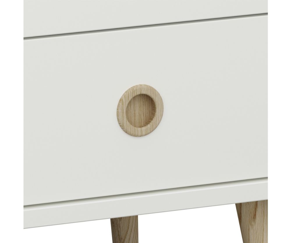 FTG Softline Off White 2+4 Drawer Chest 
