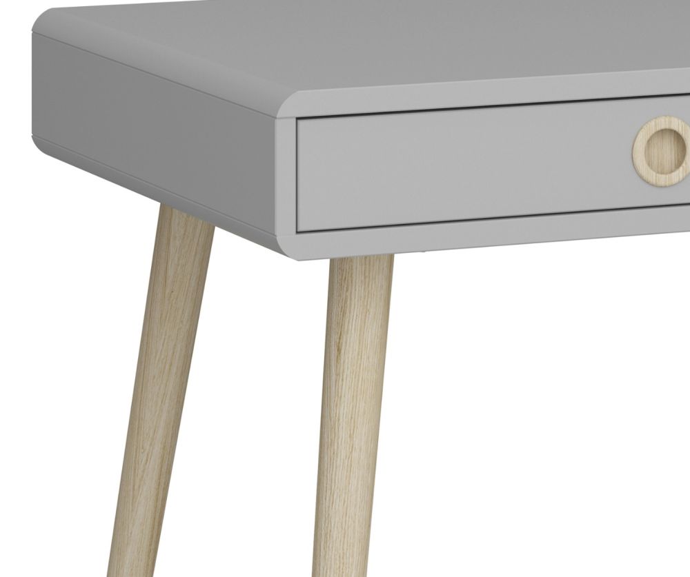 FTG Softline Grey 2 Drawer Standard Desk 