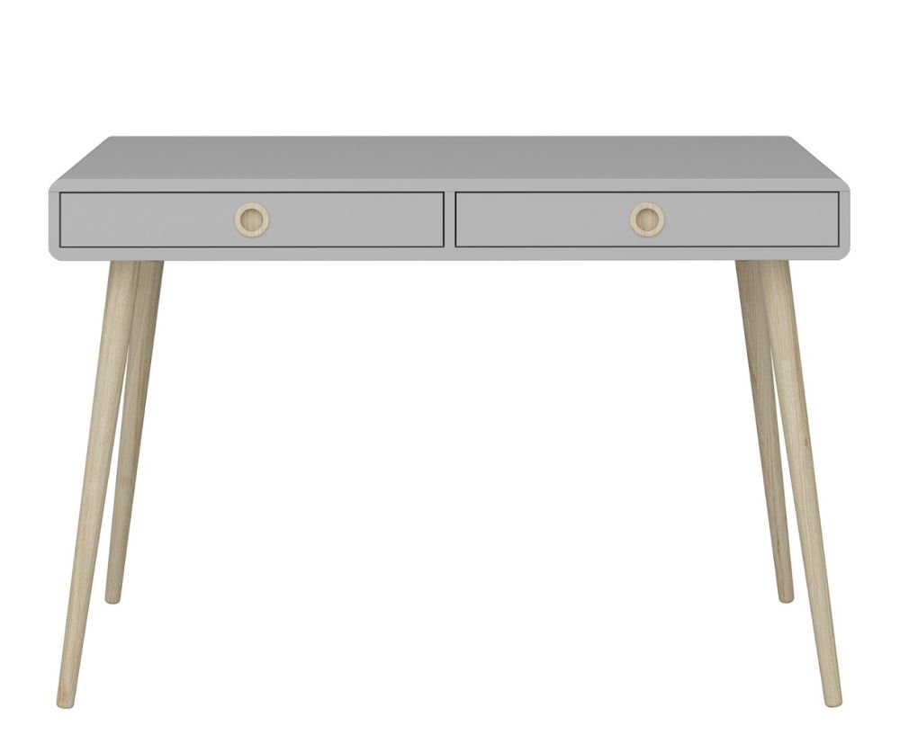 FTG Softline Grey 2 Drawer Standard Desk 