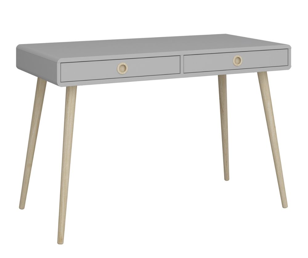 FTG Softline Grey 2 Drawer Standard Desk 