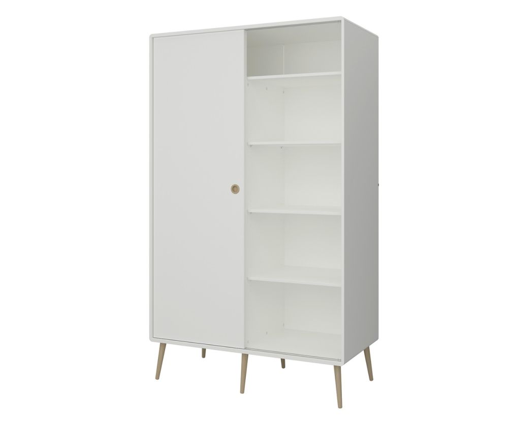 FTG Softline Off White 2 Door Sliding Wardrobe