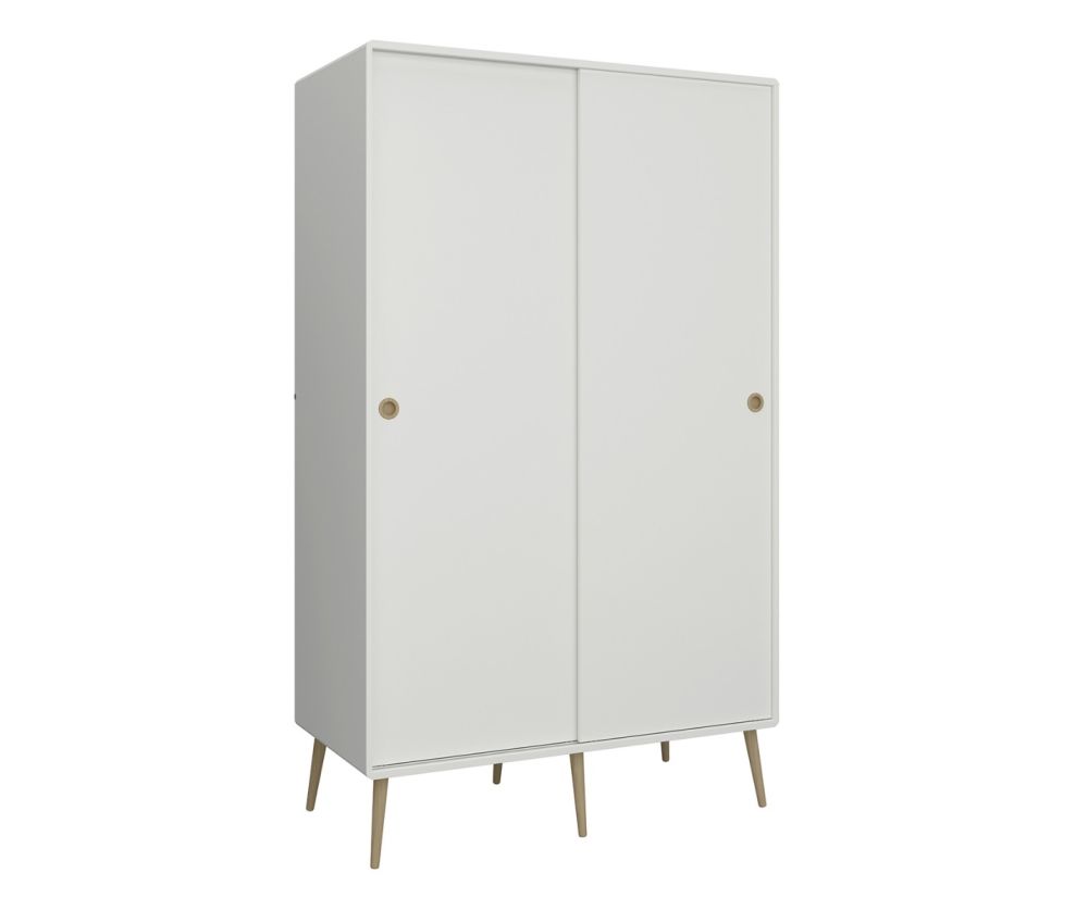 FTG Softline Off White 2 Door Sliding Wardrobe