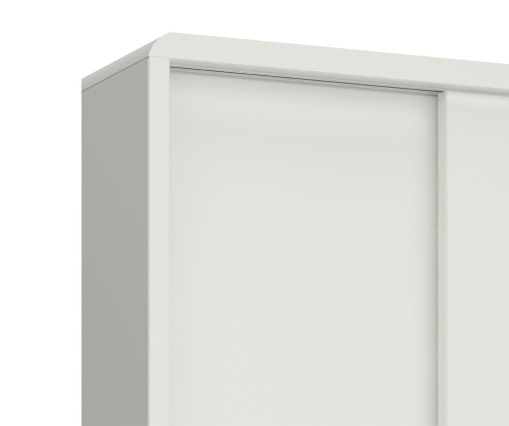 FTG Softline Off White 2 Door Sliding Wardrobe