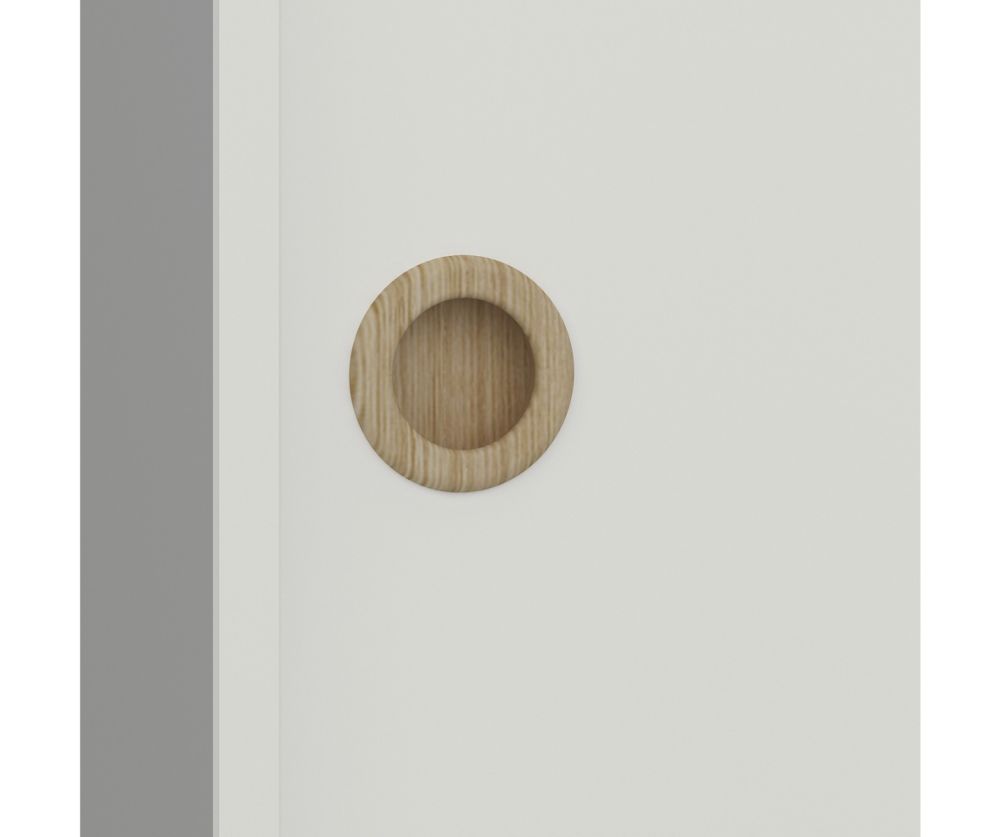 FTG Softline Off White 2 Door Sliding Wardrobe