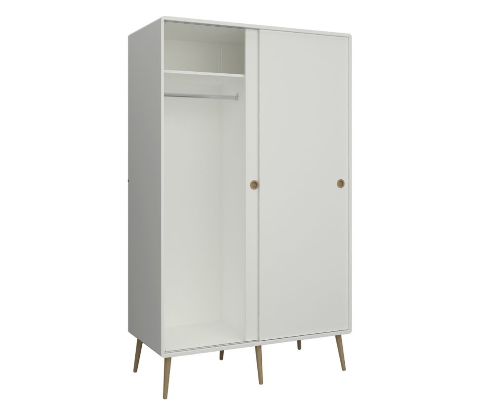 FTG Softline Off White 2 Door Sliding Wardrobe